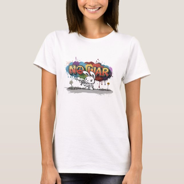 Inget krig t shirt (Framsida)