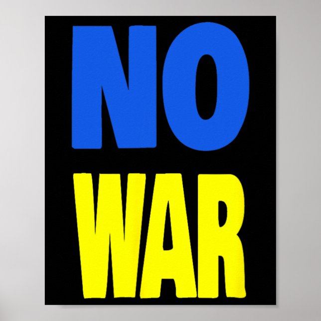 Inget krig Ukraina  Poster (Framsidan)
