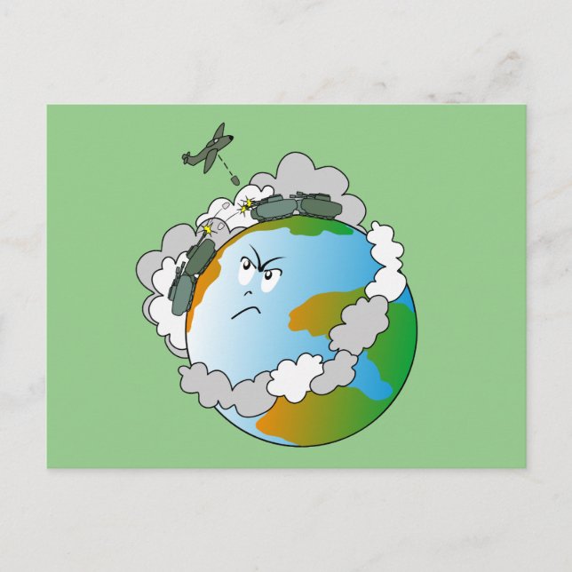 Inget krig! vykort (Framsida)