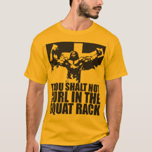 Inget krulla i den satt kuggen t shirt