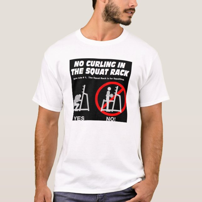 Inget krulla i den satt kuggen tee (Framsida)