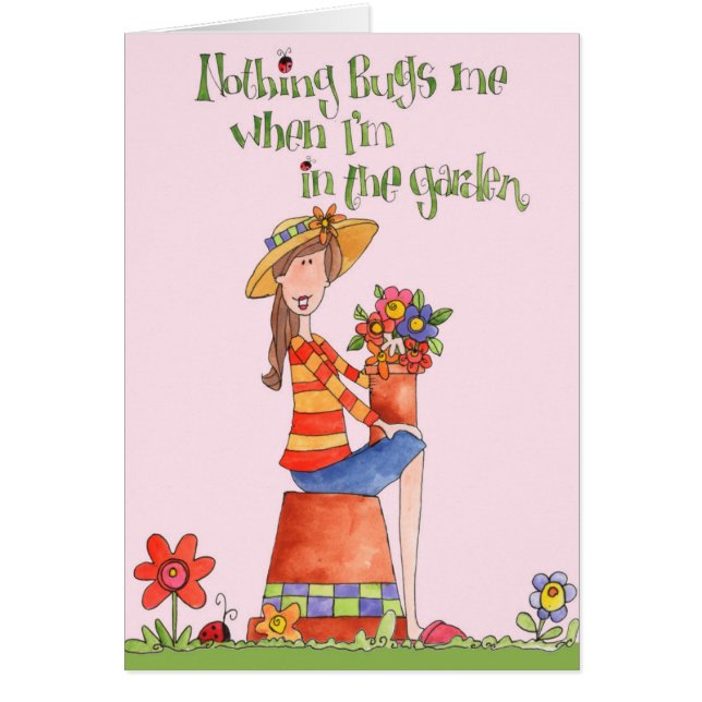 Inget Kryp mig Hälsningskort (Framsidan)