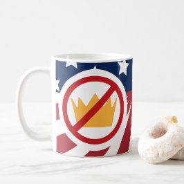 INGET KUNG! Anti-Trump-Flagga Kaffemugg