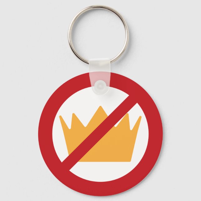 INGET KUNG! Antitrump Nyckelring (Framsida)