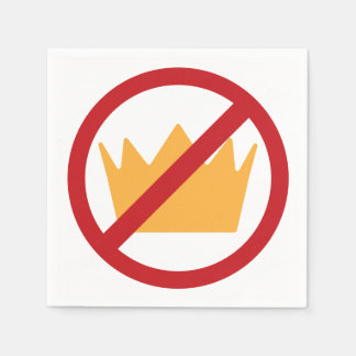 INGET KUNG! Antitrump Pappersservett