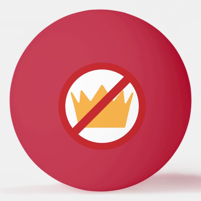 INGET KUNG! Antitrump Pingisboll (Framsidan)