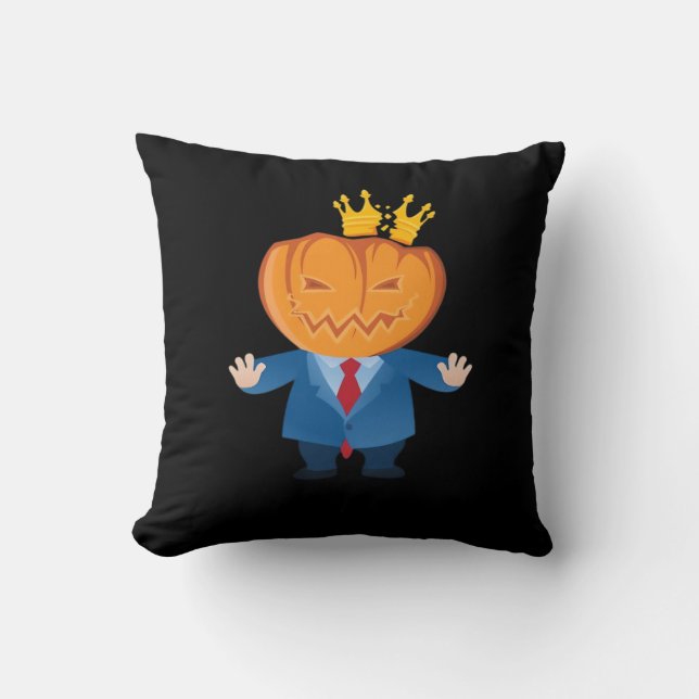 Inget Kung - Trumpkin Pumpkin Classic Kudde (Framsida)