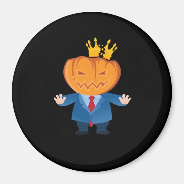 Inget Kung - Trumpkin Pumpkin Classic Magnet (Framsidan)