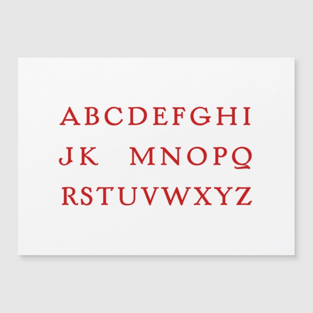 Inget L "Joke" julalfabet (Framsida)