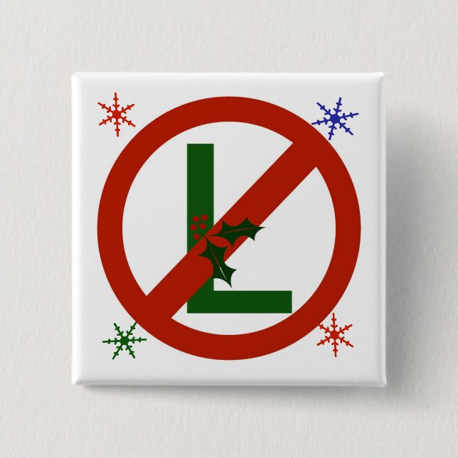 Inget - L Noel kvadrerar jul knäppas Knapp (Framsida)
