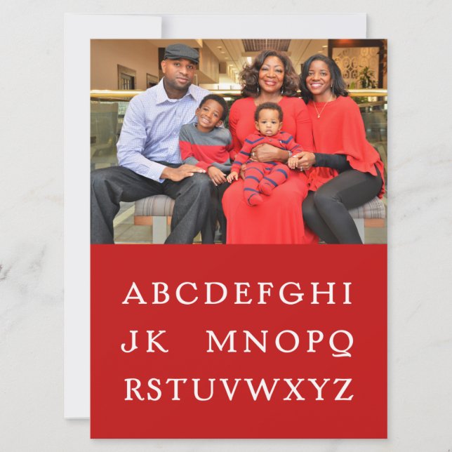 "Inget L" - vanligt julkort (Framsida)