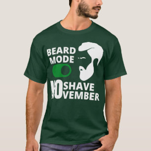 Inget läge för skägla i smak november på t shirt