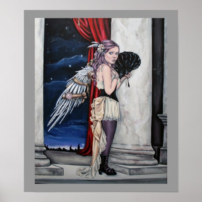 Inget lämnat steampunk fe poster (Framsidan)