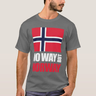 Inget långt bara norgeskjorta t shirt