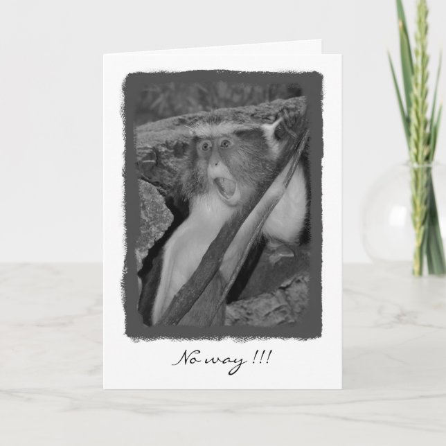 Inget långt, födelsedag! kort (Framsida)