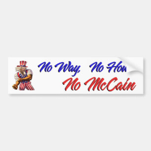 Inget långt, inget hur, ingen McCain Bildekal