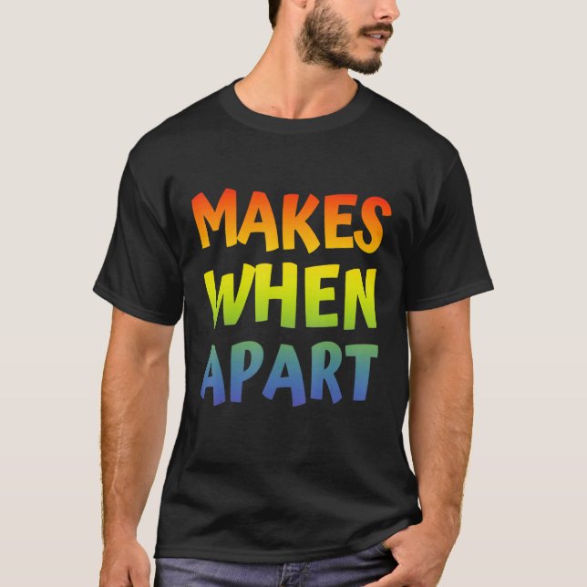 Inget låter vettigt när vi är åtskilda från att ma t shirt (Framsida)