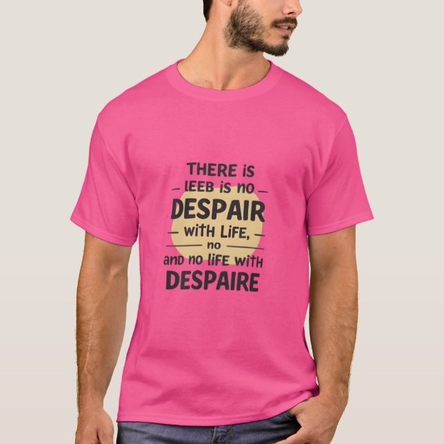 Inget lidande med livet t shirt (Framsida)