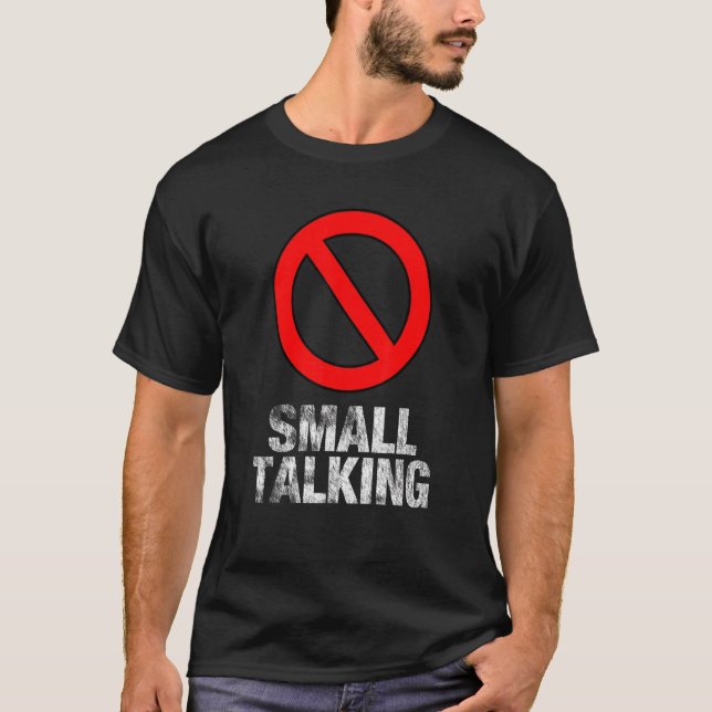 Inget litet antisocialt introduktionsobjekt t shirt (Framsida)