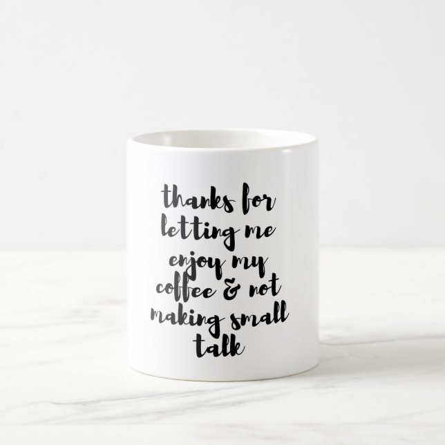 Inget litet tal kaffemugg (Center)