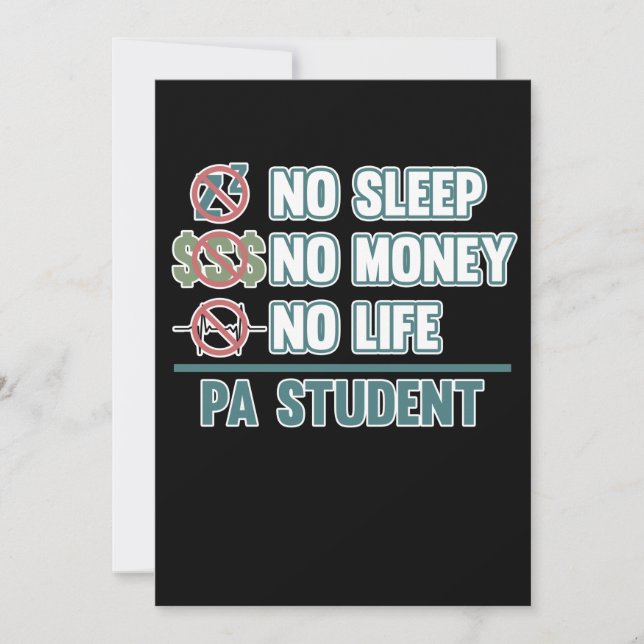 Inget Liv PA Student Sjukhusläkarassistent Medicin Inbjudningar (Framsida)