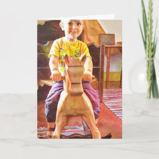 Inget lyckligt årsdagkort för ungar kort