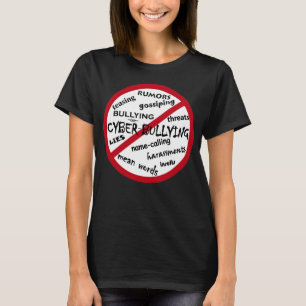 Inget meddelande om att mobba ut i stället för att t shirt