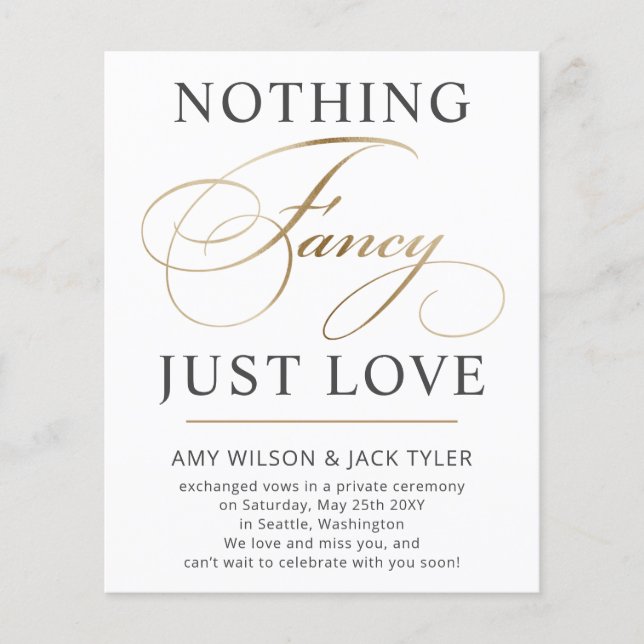 Inget meddelande om Finare just Kärlek Bröllop (Framsida)