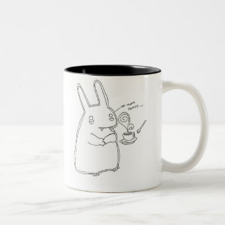 Inget mer kaffe Två-Tonad mugg