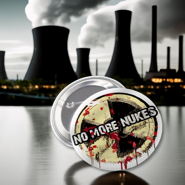 INGET MER NUKES! INGET MER TRAGEDI! KNAPP (Skapare uppladdad)