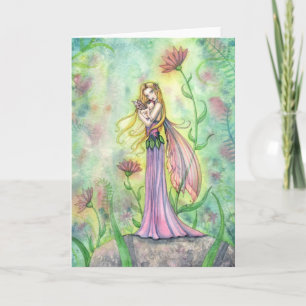 Inget mer underbar kort för gåvamor- och babyfe