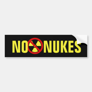 Inget Nukes Bildekal