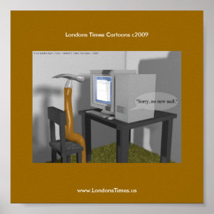 Inget Nytt Nagel Roligt PC-Poster Från Rick London Poster