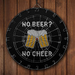 Inget öl nr Cheer Ugly Sweater Darttavla<br><div class="desc">Inget Beer No Cheer är vårt roligt slogan redo att pryda din fula tröjor över helgdagarna. Lite alkohol kan gå långt på julen. Utan den har du rätt att vara lite grumlig. Med ett klassiskt stickat mönster är du säker på att du kommer att vara centrum för uppmärksamheten vid alla...</div>