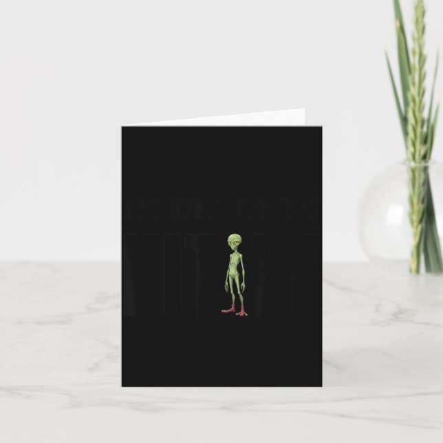 Inget önskemål om att passa in Rolig minimalistisk Kort (Framsida)