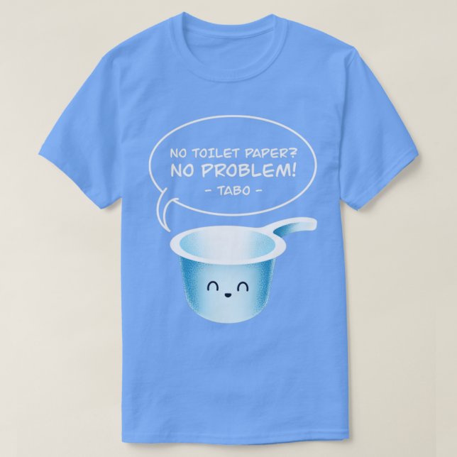 Inget Pappert Toilet - problem Tabo Funny Filipino T Shirt (Design framsida)