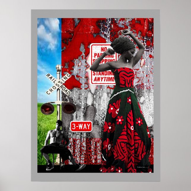 Inget parkera på dansgolv poster (Framsidan)