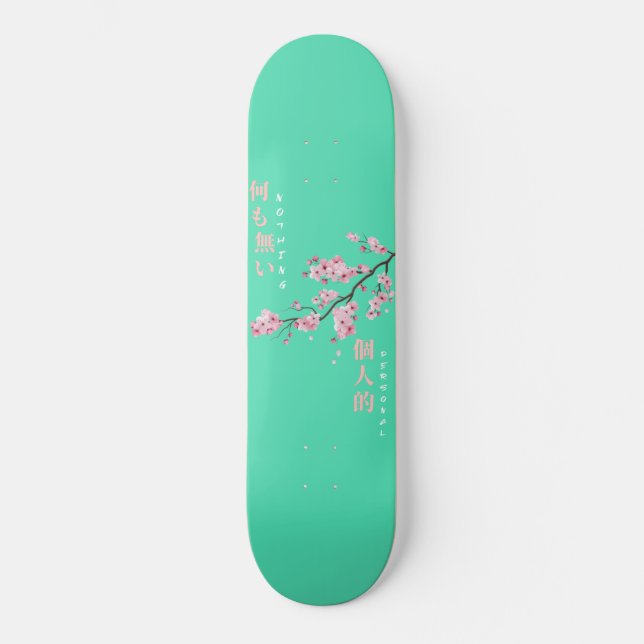 Inget personligt - Cherry Blossom Skateboard (Framsida)