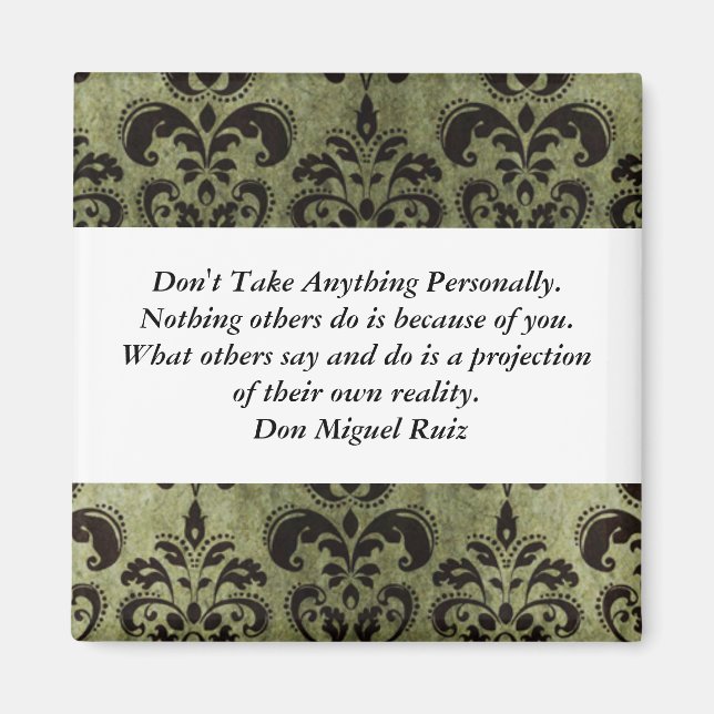 Inget personligt magnet (Framsidan)