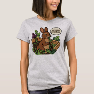 Inget personligt Rolig kanin som äter trädgårdsgrö T Shirt