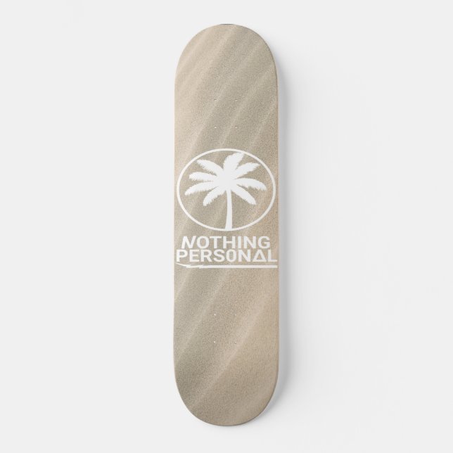 Inget personligt Sand Linjer Skateboard (Framsida)