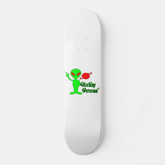 Inget personligt utrymme alias skateboard bräda 20 cm (Framsida)