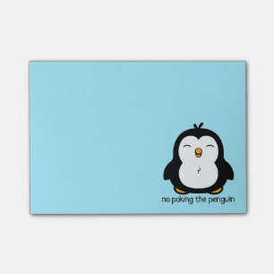 Inget peta pingvinet post-it block