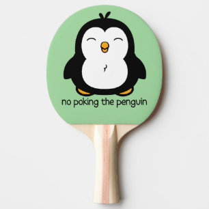 Inget peta pingvingrönten pingisracket