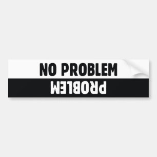 Inget problem bildekal