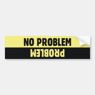 Inget problem bildekal