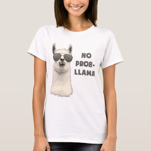 Inget Problem Llama T-shirt (Framsida)