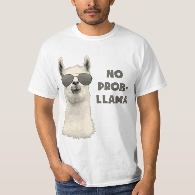 Inget Problem Llama Tee Shirt (Framsida)
