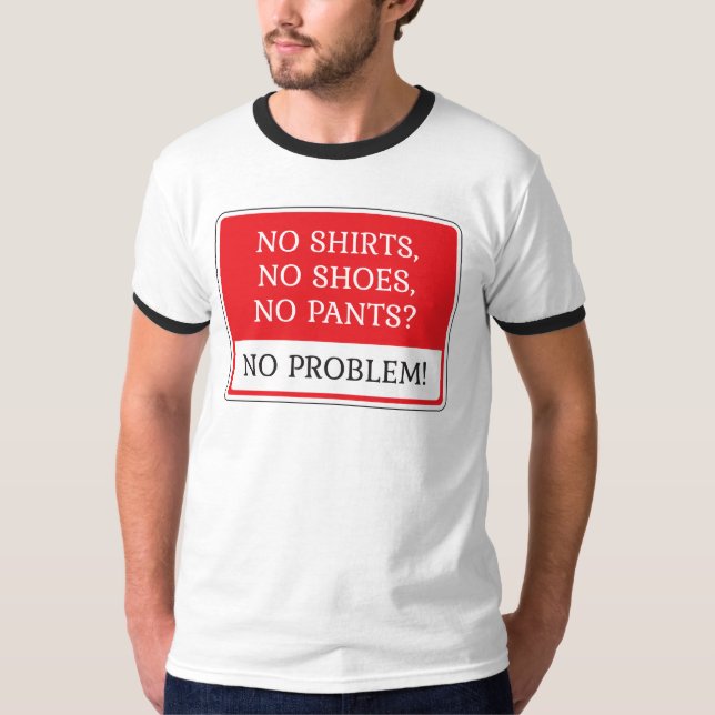 Inget problem! t-shirt (Framsida)