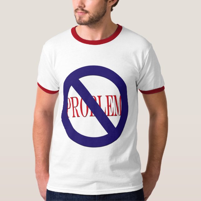 inget problem tee (Framsida)